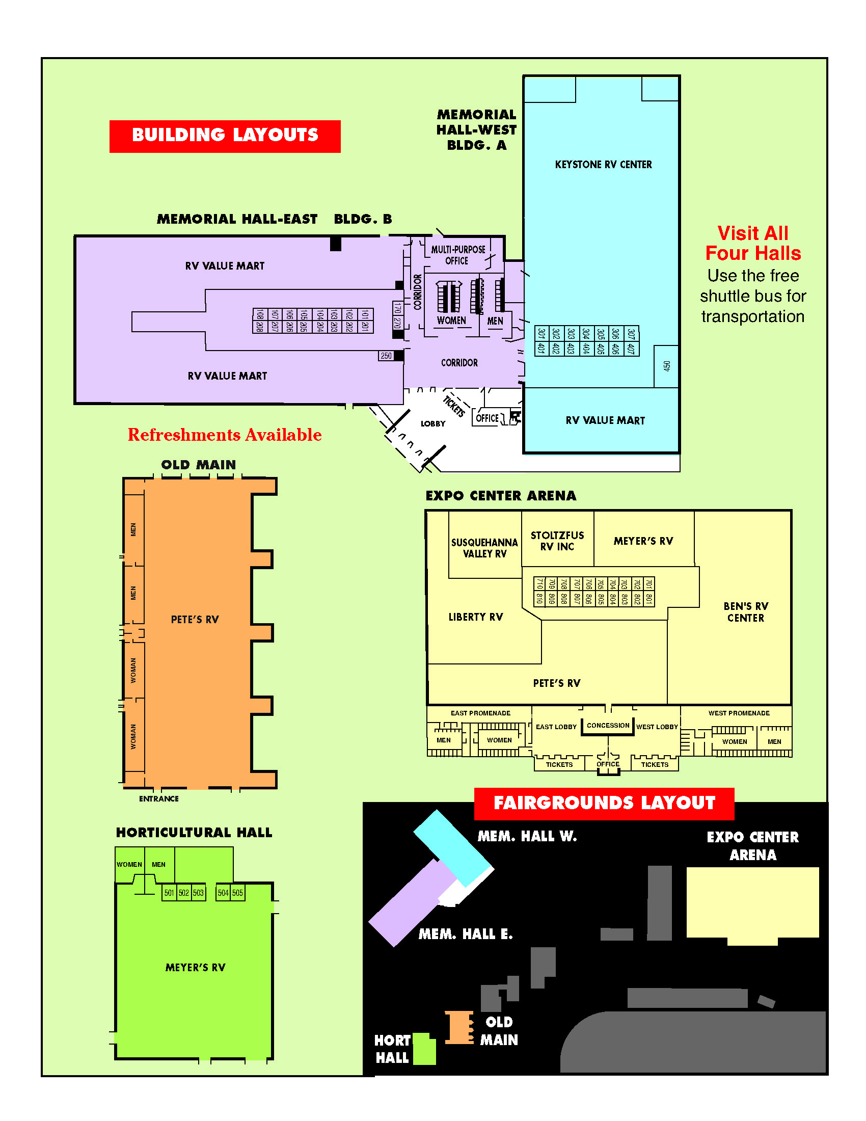 RV Show Map